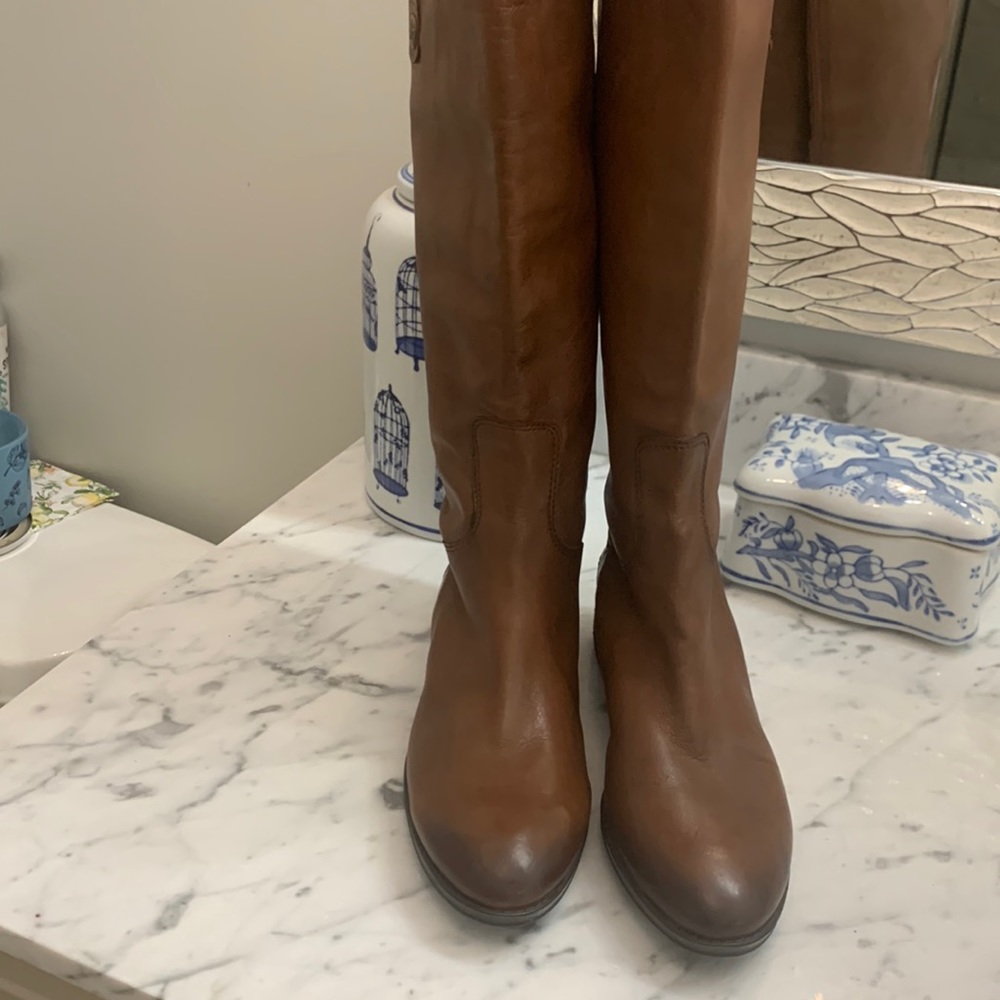 Sam Edelman Whiskey colored Penny Boot size 8 New!